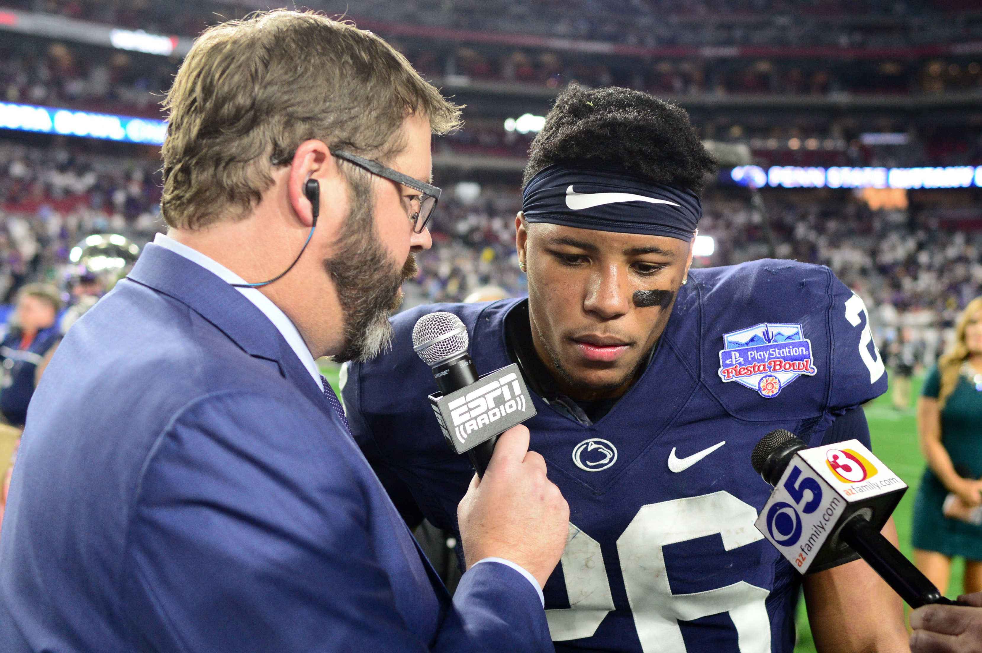 Saquon Barkley declares for NFL Draft on New Year's Eve