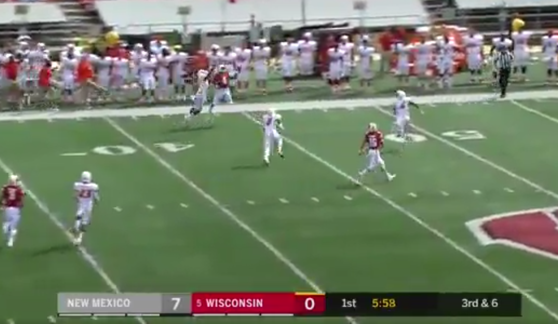 WATCH Wisconsin WR A.J. Taylor makes phenomenal onehanded catch