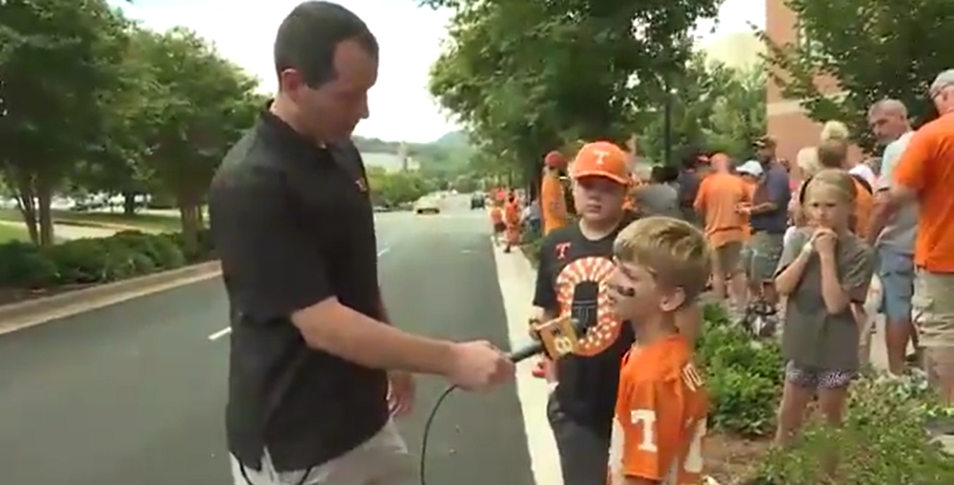 WATCH A young Tennessee fan was pretty disappointed after team's 'Fan Day' was canceled