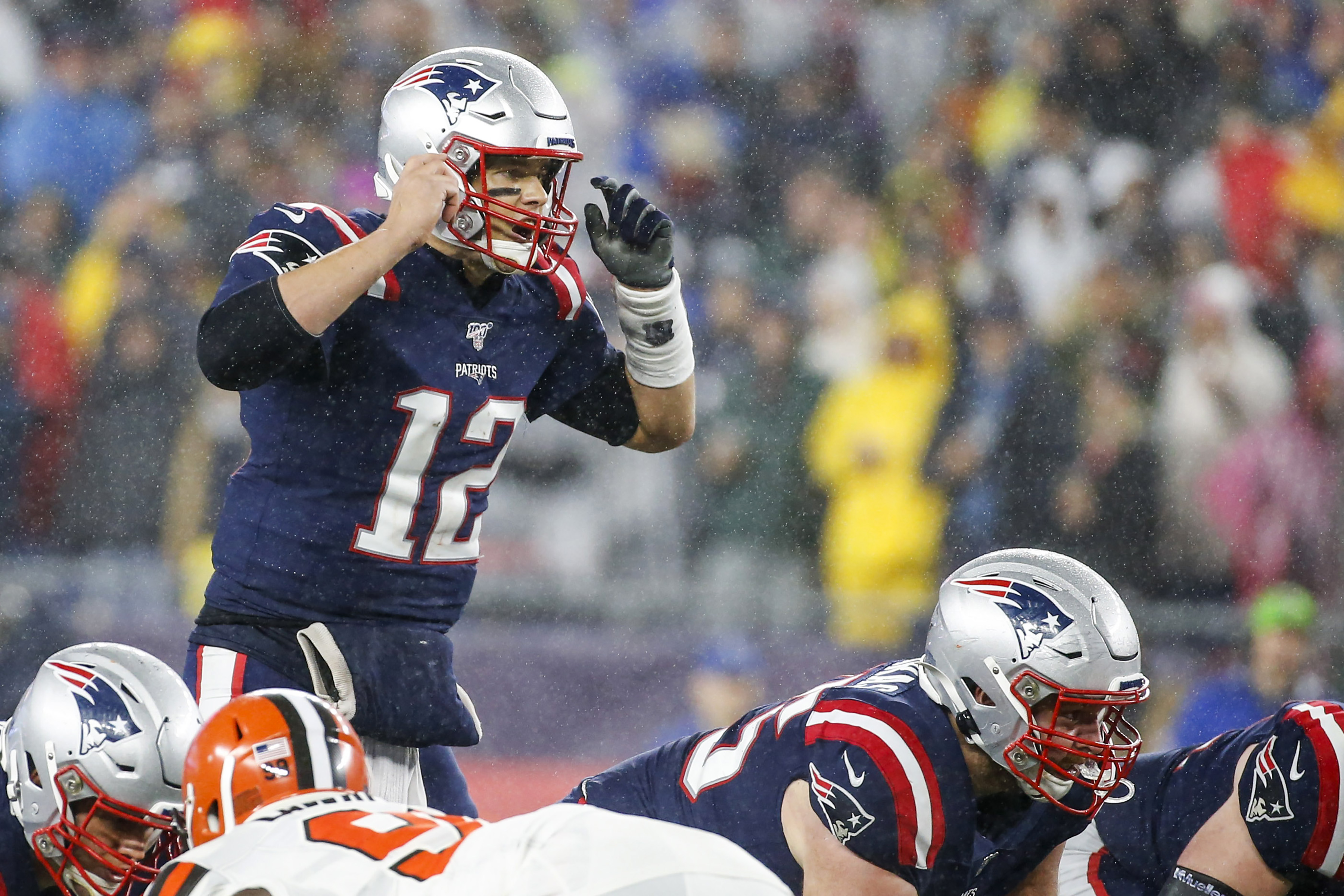 Tom Brady received a unique set of cleats from Odell Beckham Jr