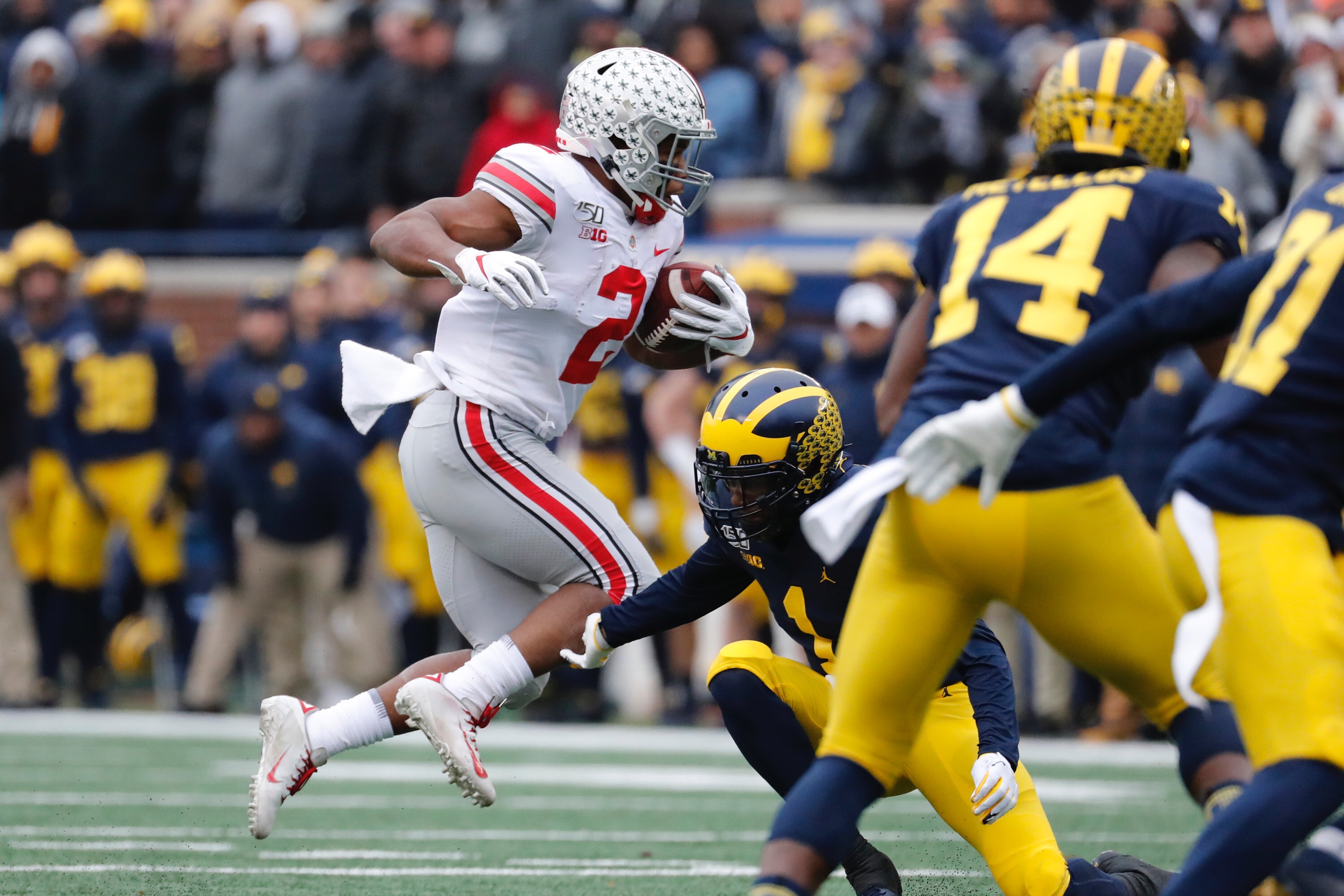 J.K. Dobbins moves into secondplace on Ohio State's alltime rushing list