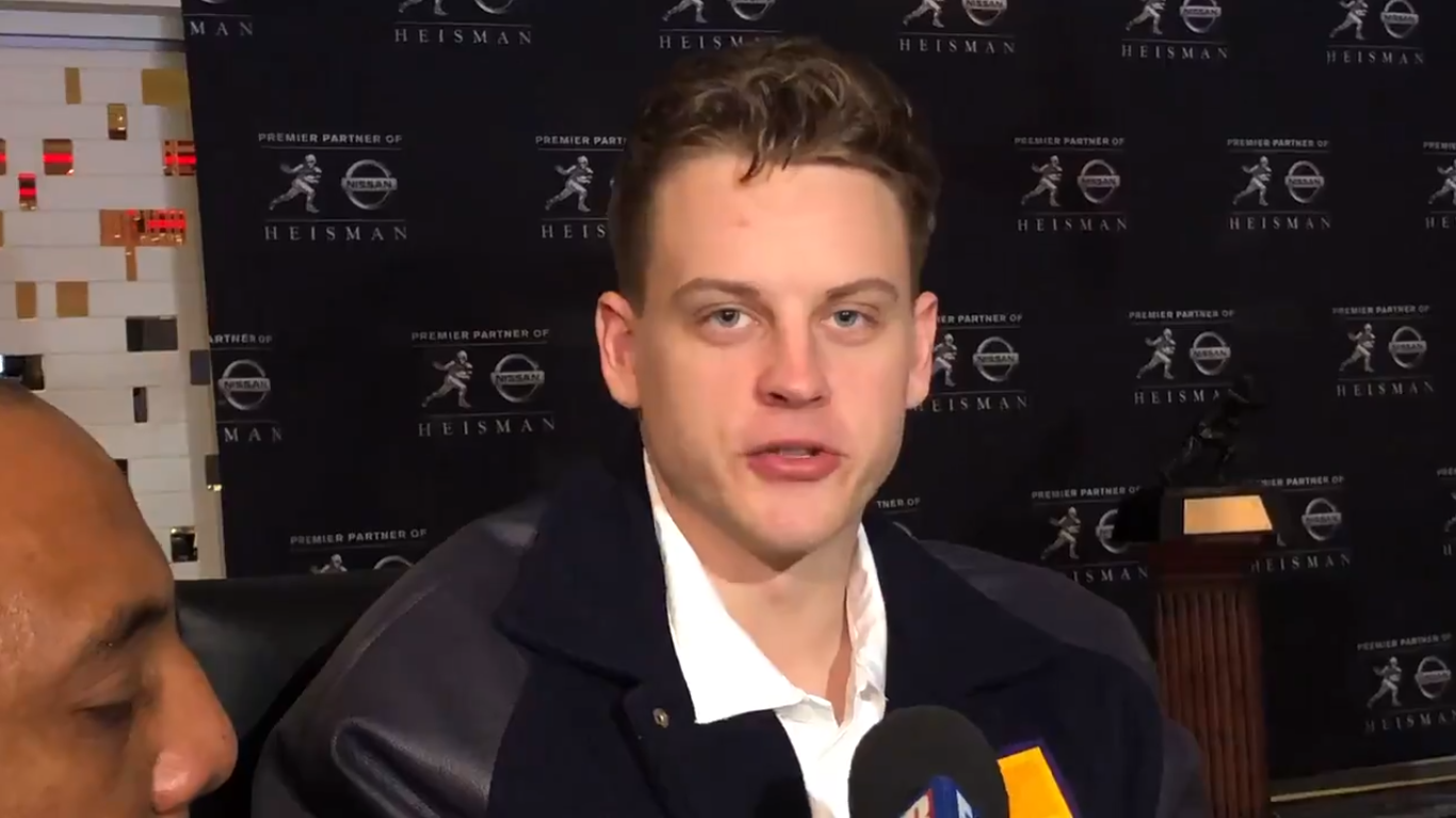 Joe Burrow discusses continued support of Ohio State, compares Ryan Day and LSU's Joe Brady