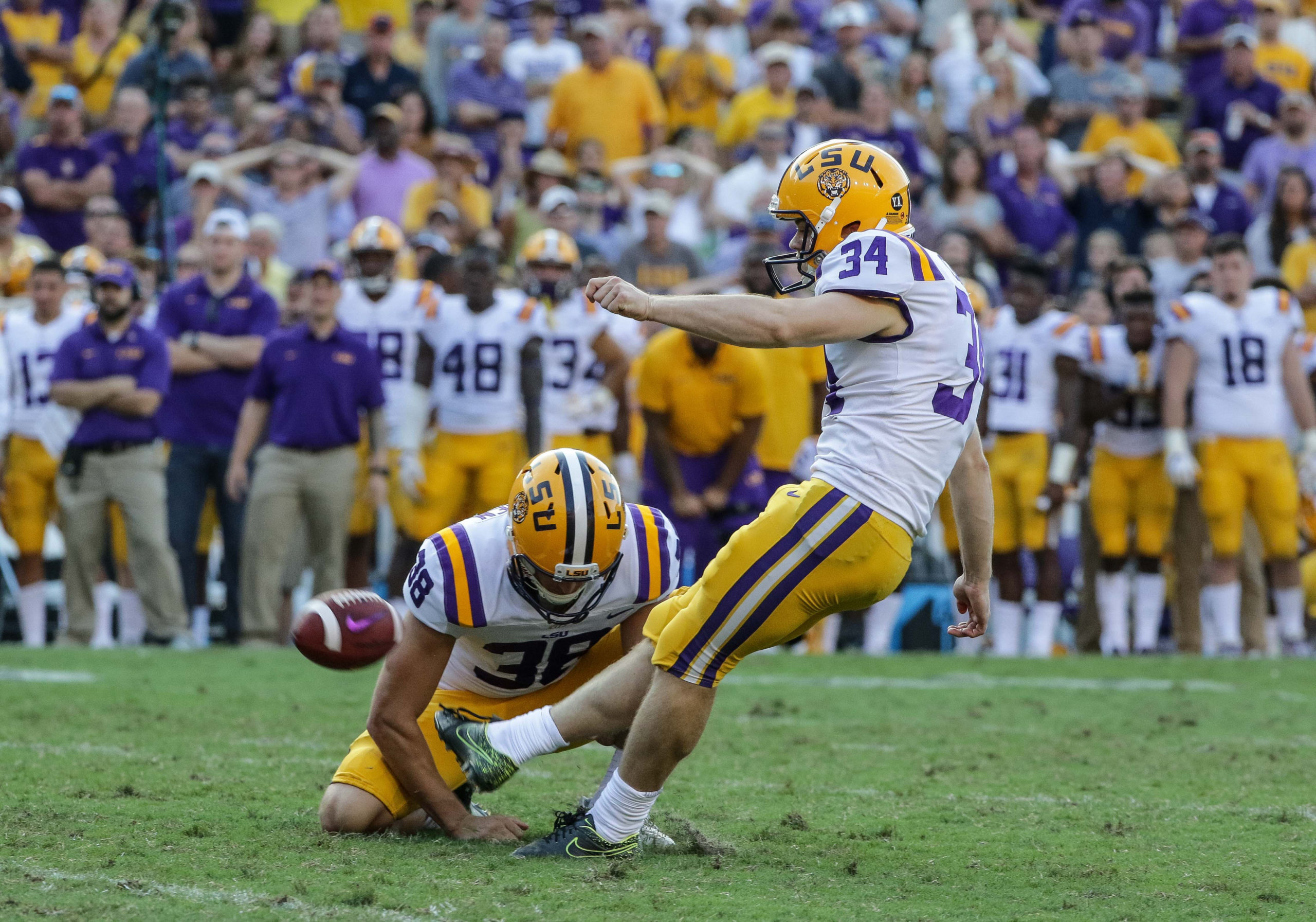 LSU kicker graduate transferring to Nebraska