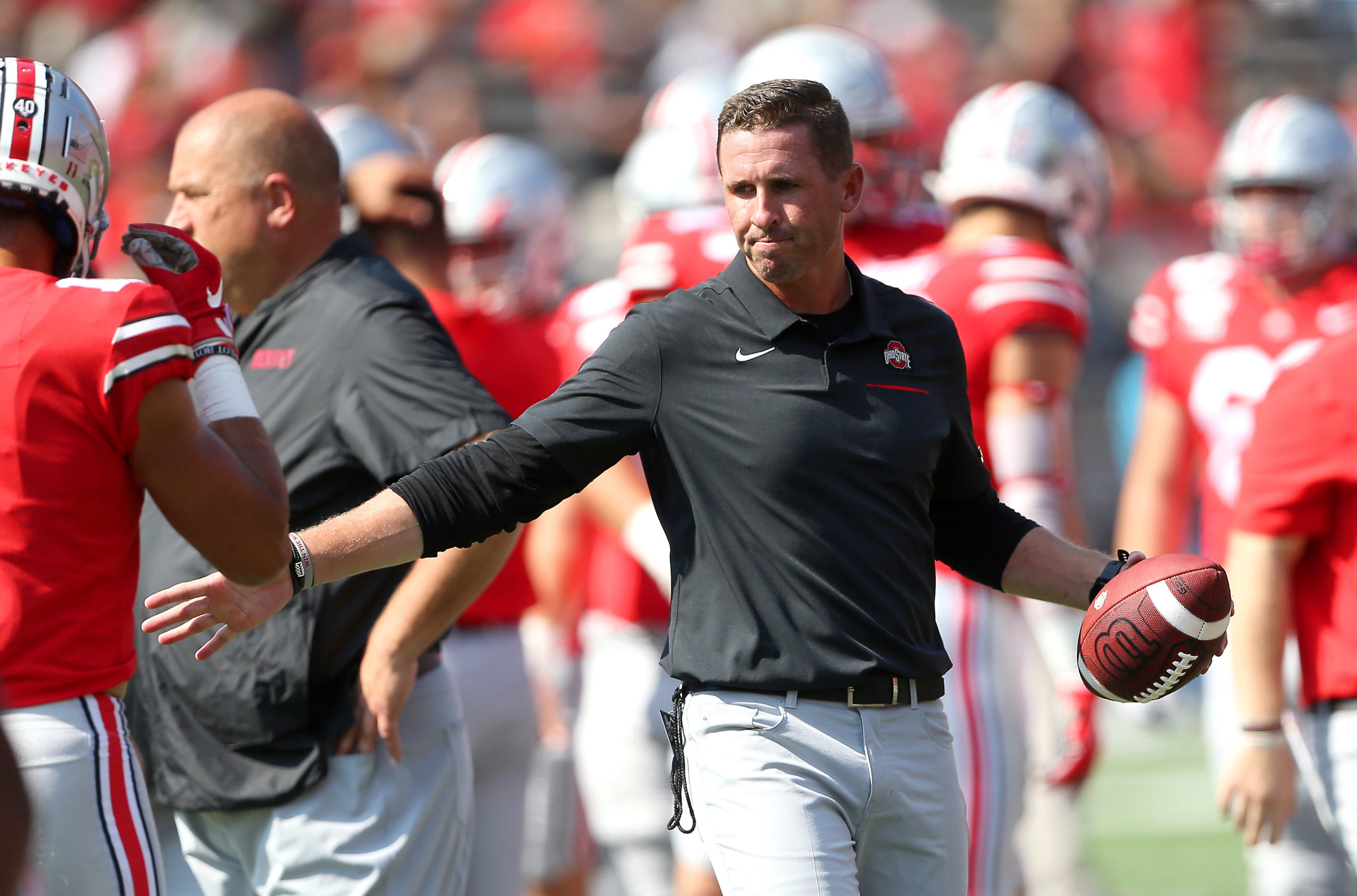 Brian Hartline says one Ohio State WR is way ahead of schedule with his progress Brian Hartline says one Ohio State WR is way ahead of schedule with his progress