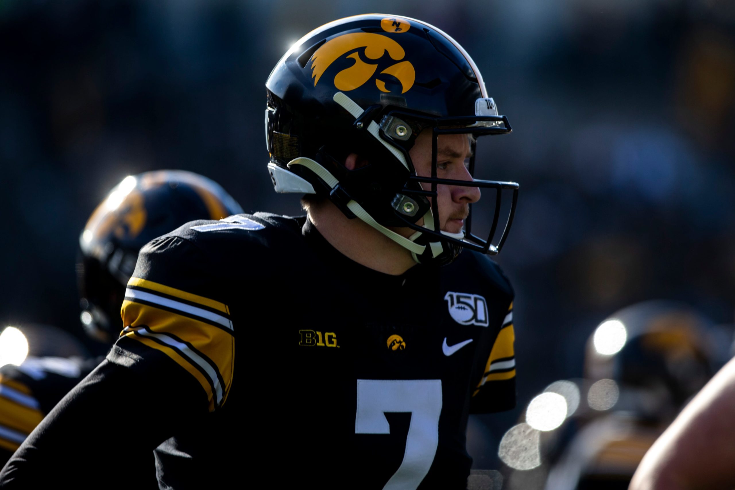 Iowa QB Spencer Petras talks about firstgame jitters, Week 1 matchup