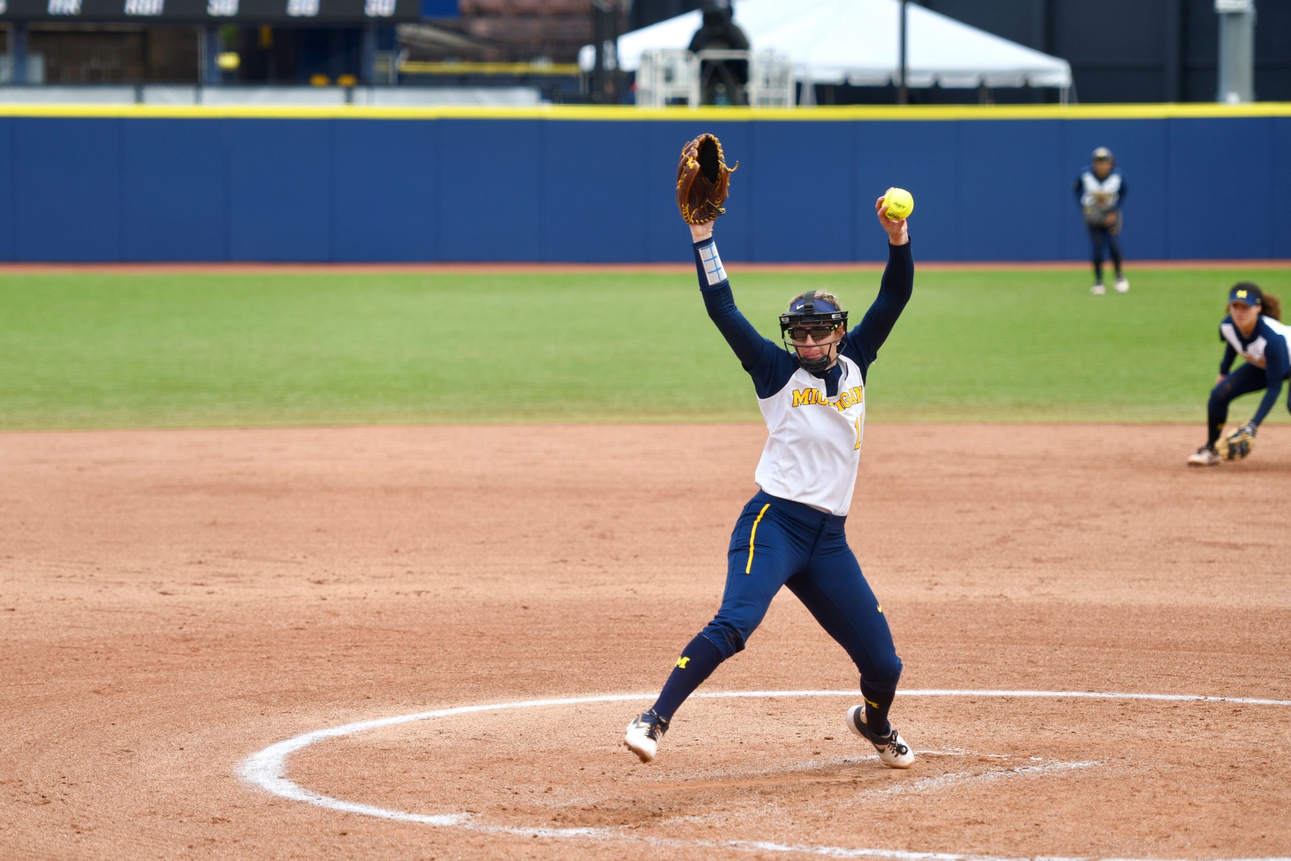 Michigan softball pitcher Meghan Beaubien throws perfect game in final regular season series