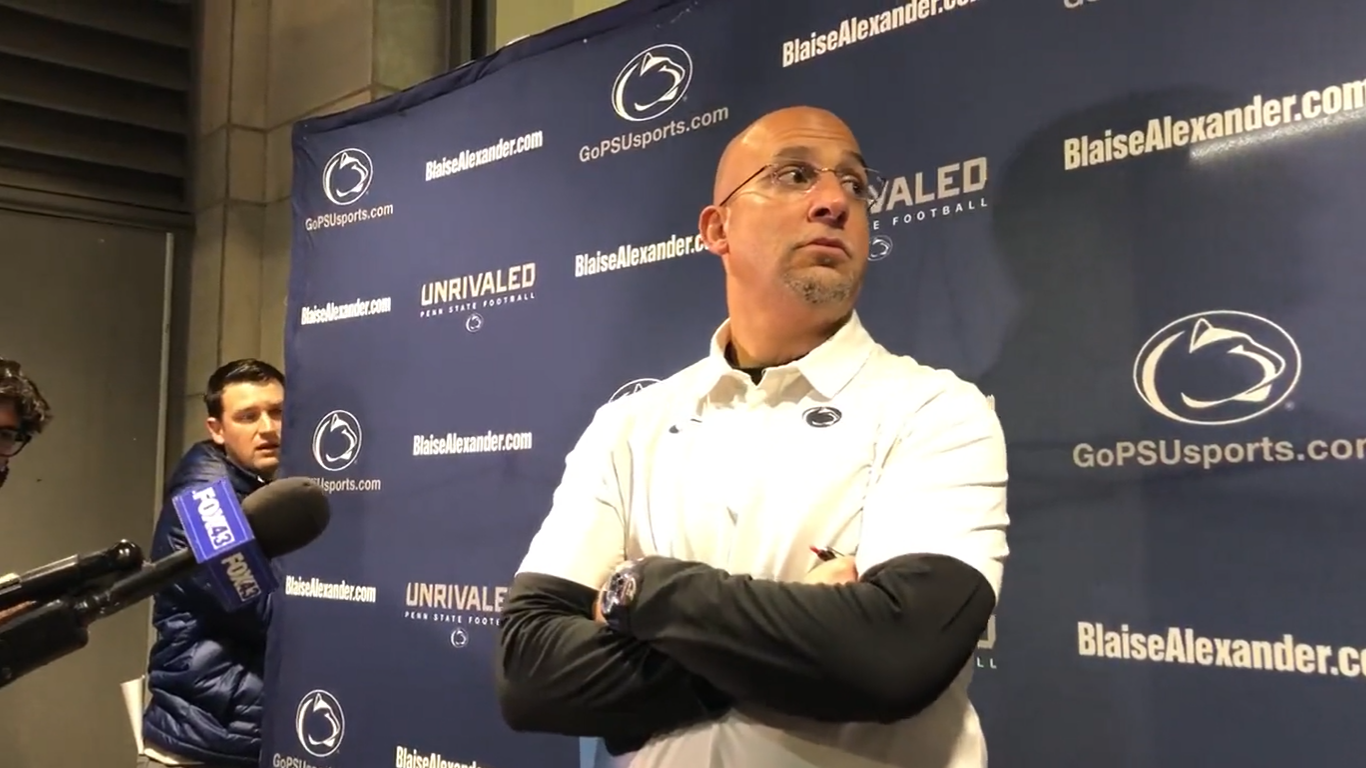 Go home, losers!': Loud fan interrupts James Franklin's presser with taunts