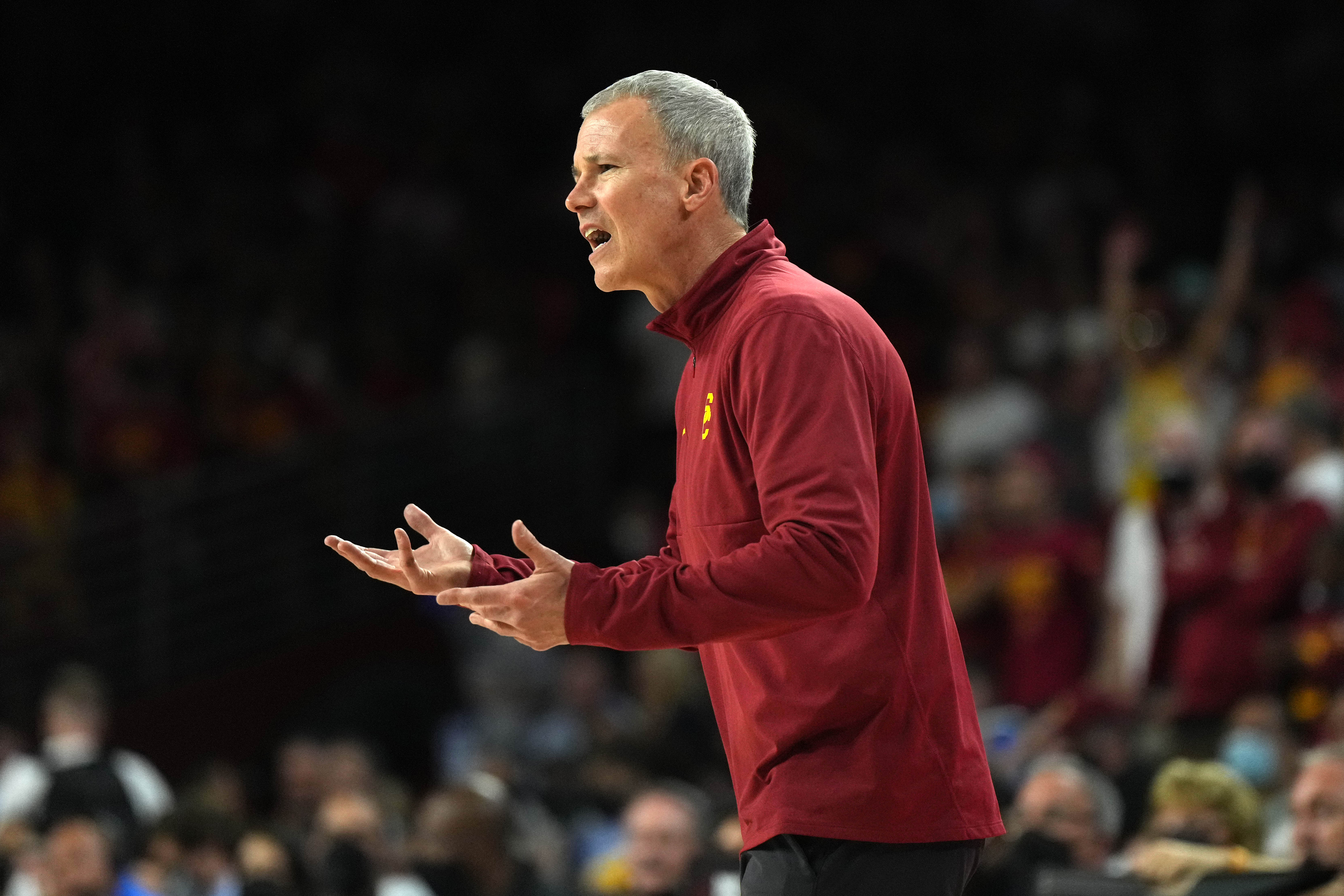 USC basketball coach addresses speculation linking him to Maryland job