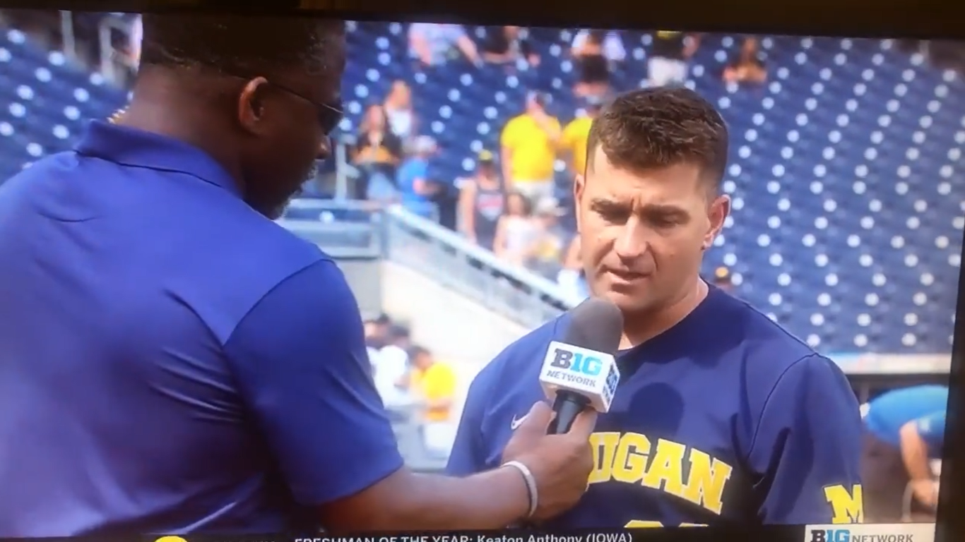 'We made a mistake' Michigan coach Erik Bakich addresses pitcher