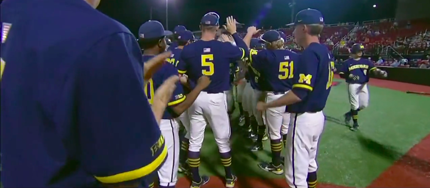 Michigan baseball advances to next round of Louisville Regional