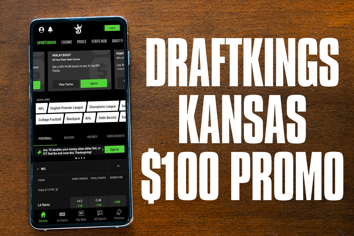 DraftKings Kansas Promo Code Delivers 100 As Clock Ticks To Launch