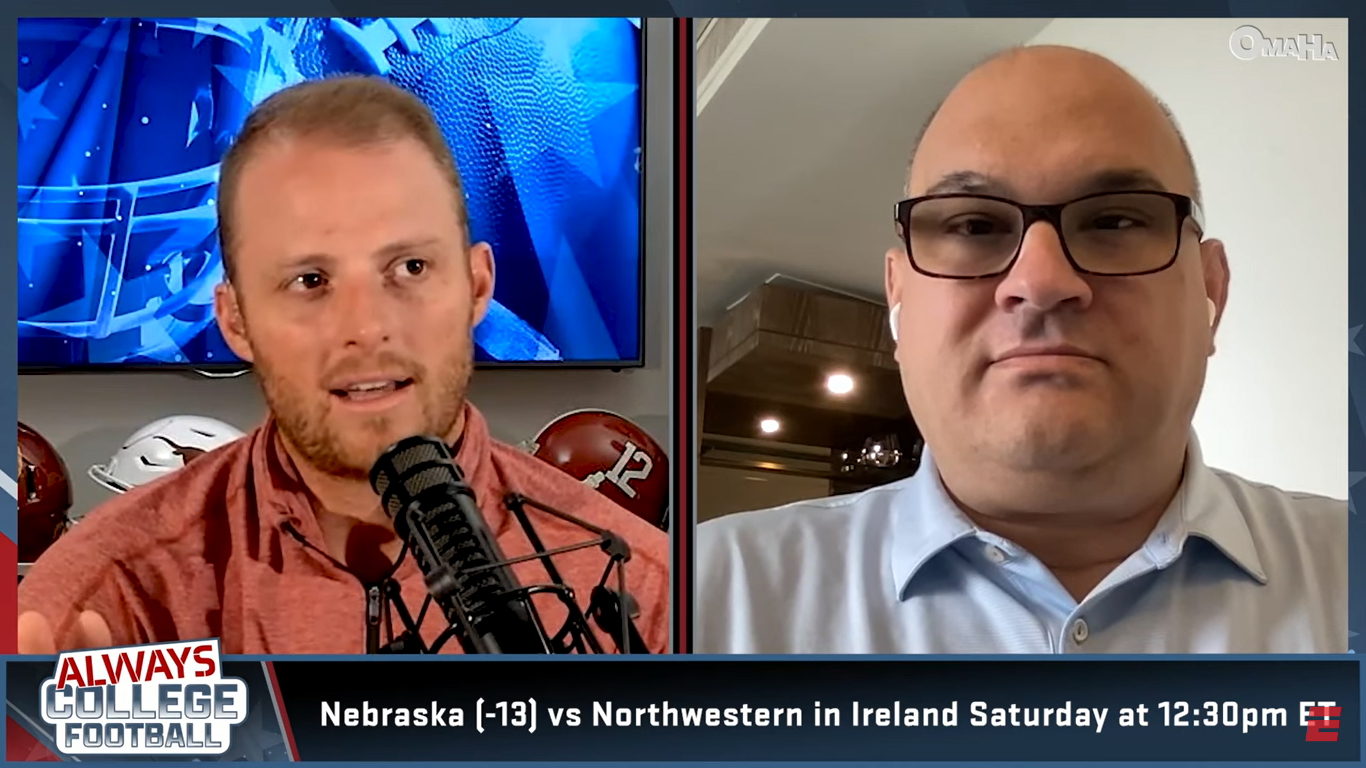 Greg McElroy, Chris 'Bear' Fallica pick NebraskaNorthwestern showdown