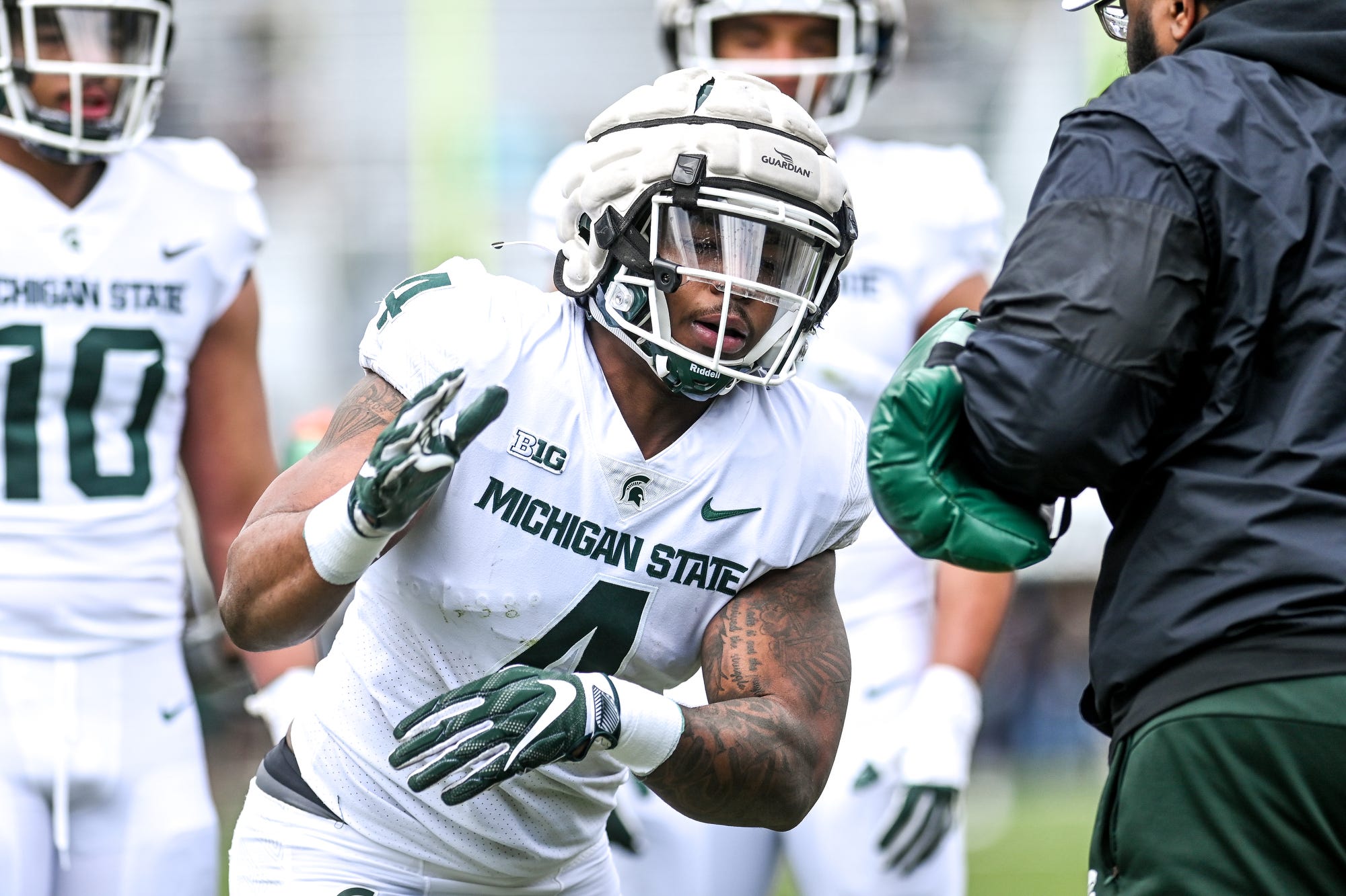 Germie Bernard scores Michigan State’s first TD of 2022 season