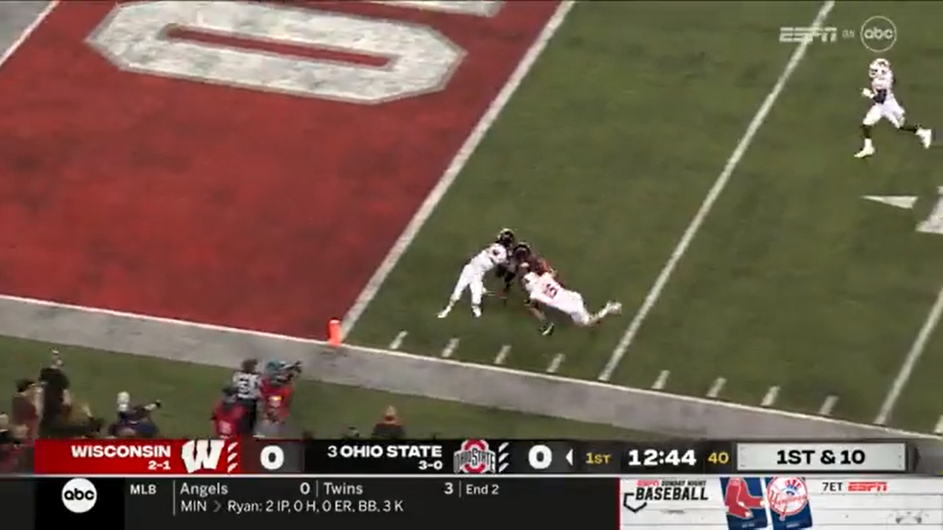 CJ Stroud, Ohio State open blackout with clinical TD drive vs. Wisconsin