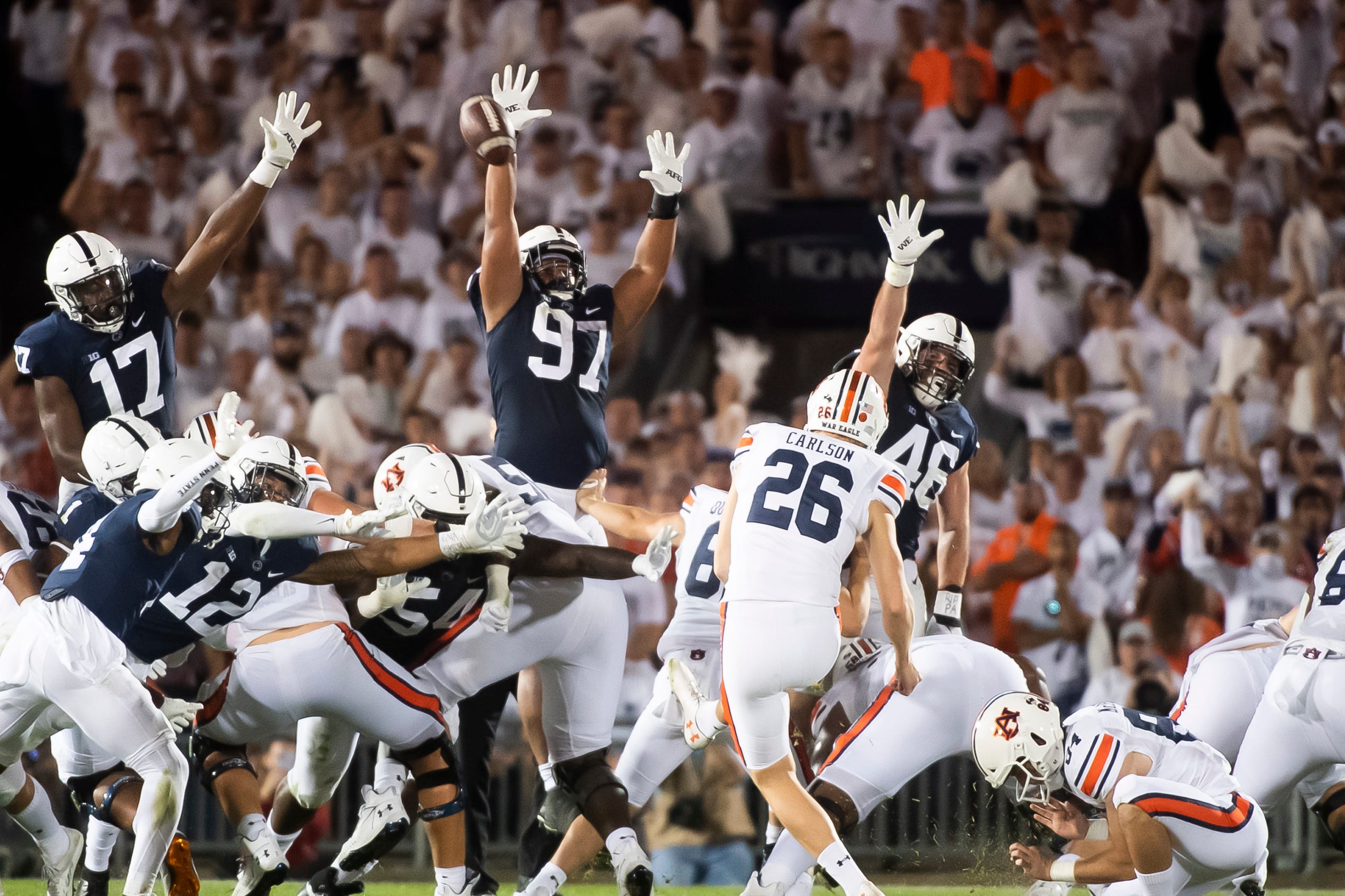 Penn State takeover Auburn takes notice of large Nittany Lion presence