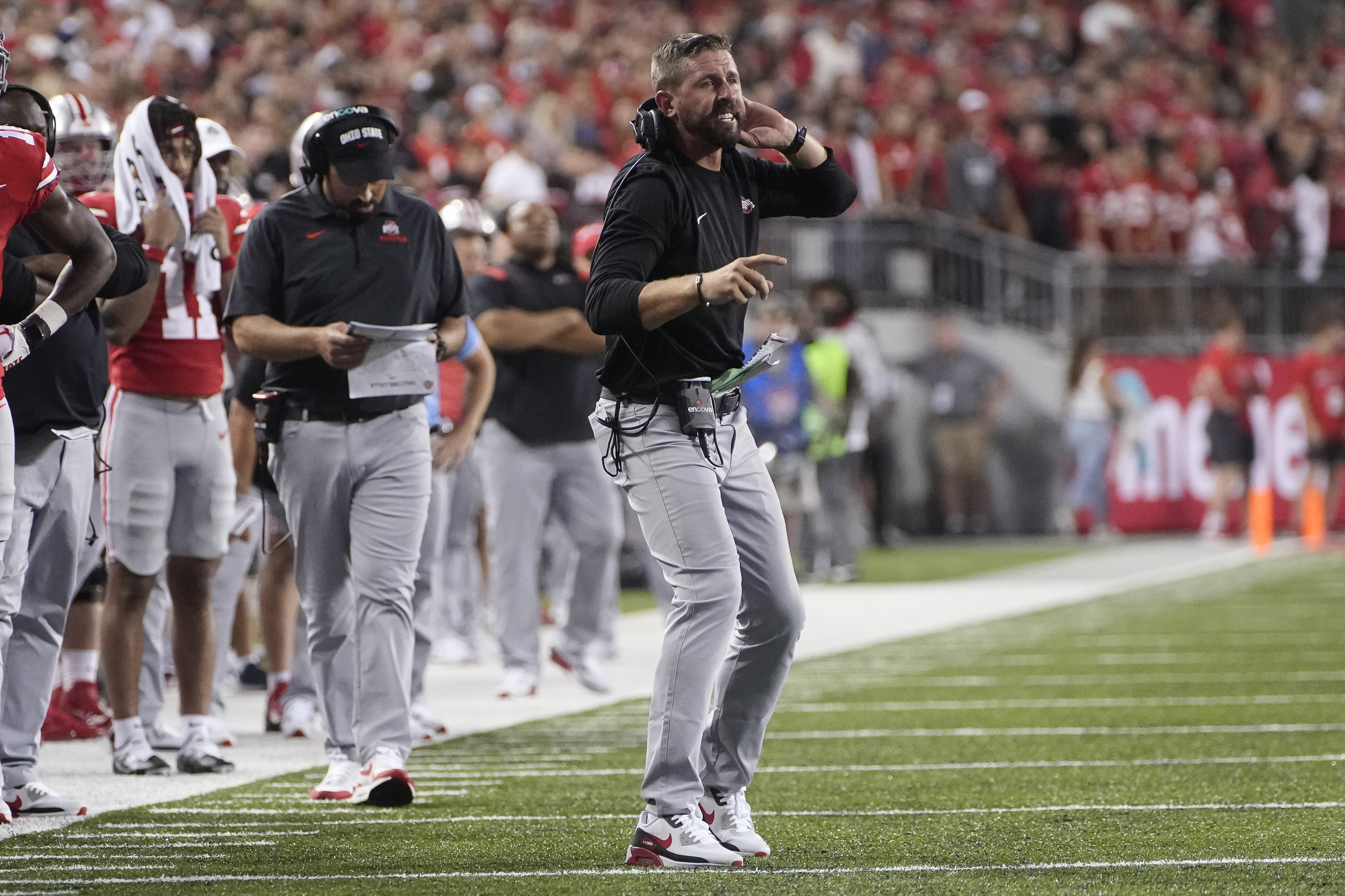 Brian Hartline, Ohio State WRs coach, shares motivation for getting