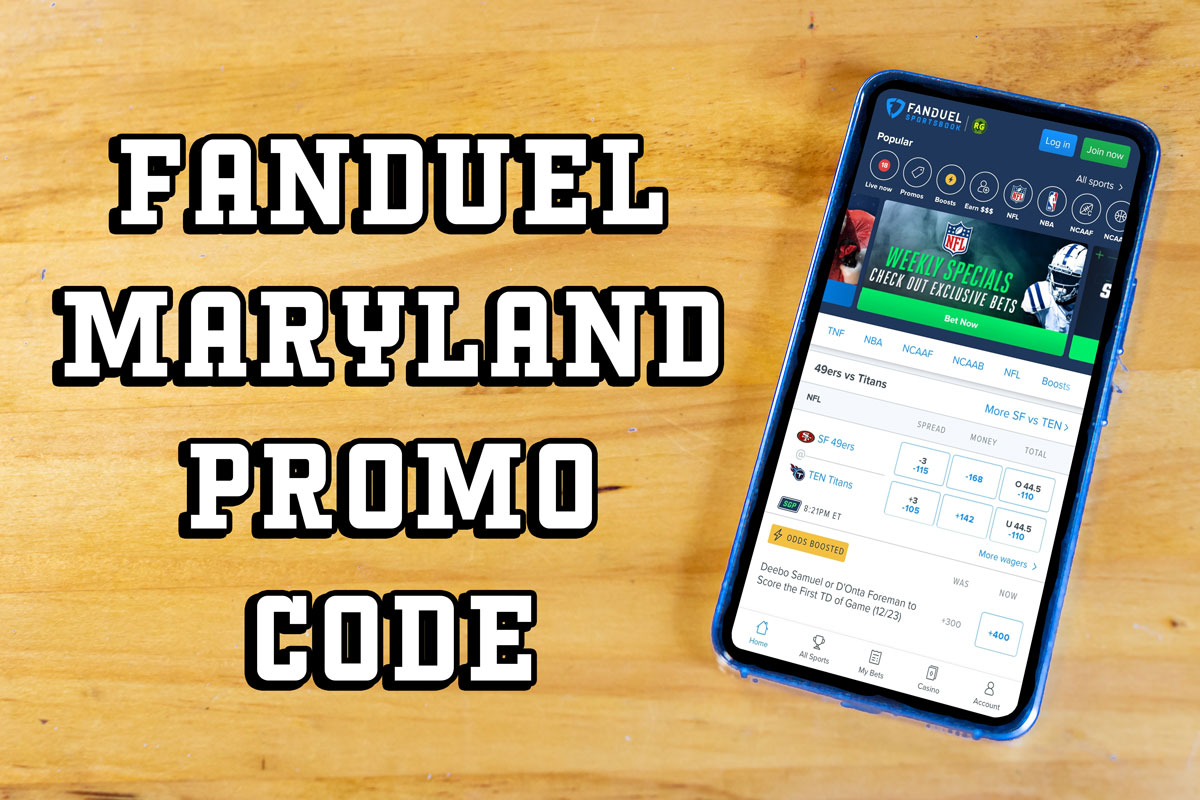 FanDuel Maryland Promo Code No Deposit Needed for Early Sign Up Bonus