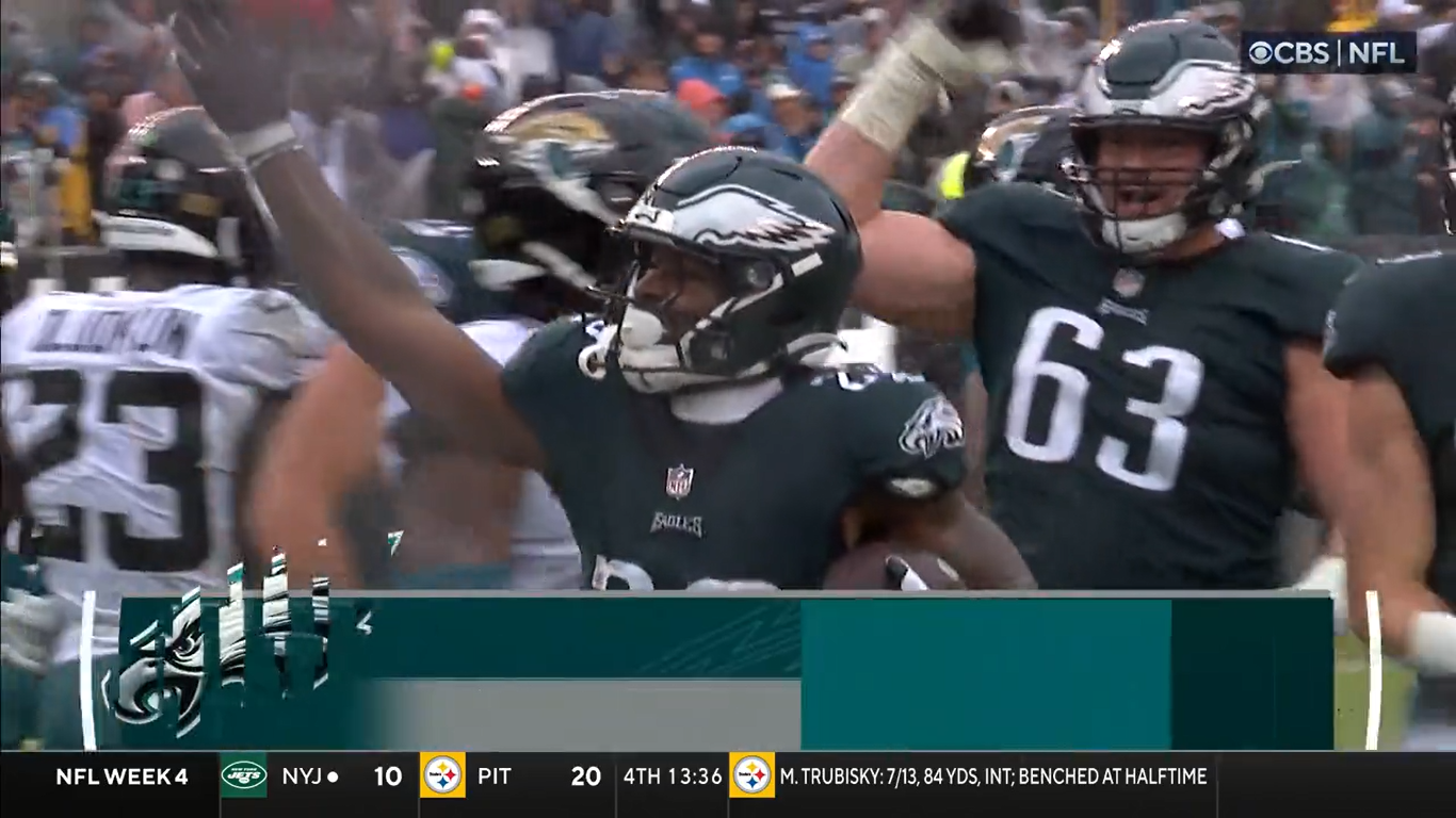 Miles Sanders Big Game Leads Philadelphia Eagles In Win Over Jacksonville