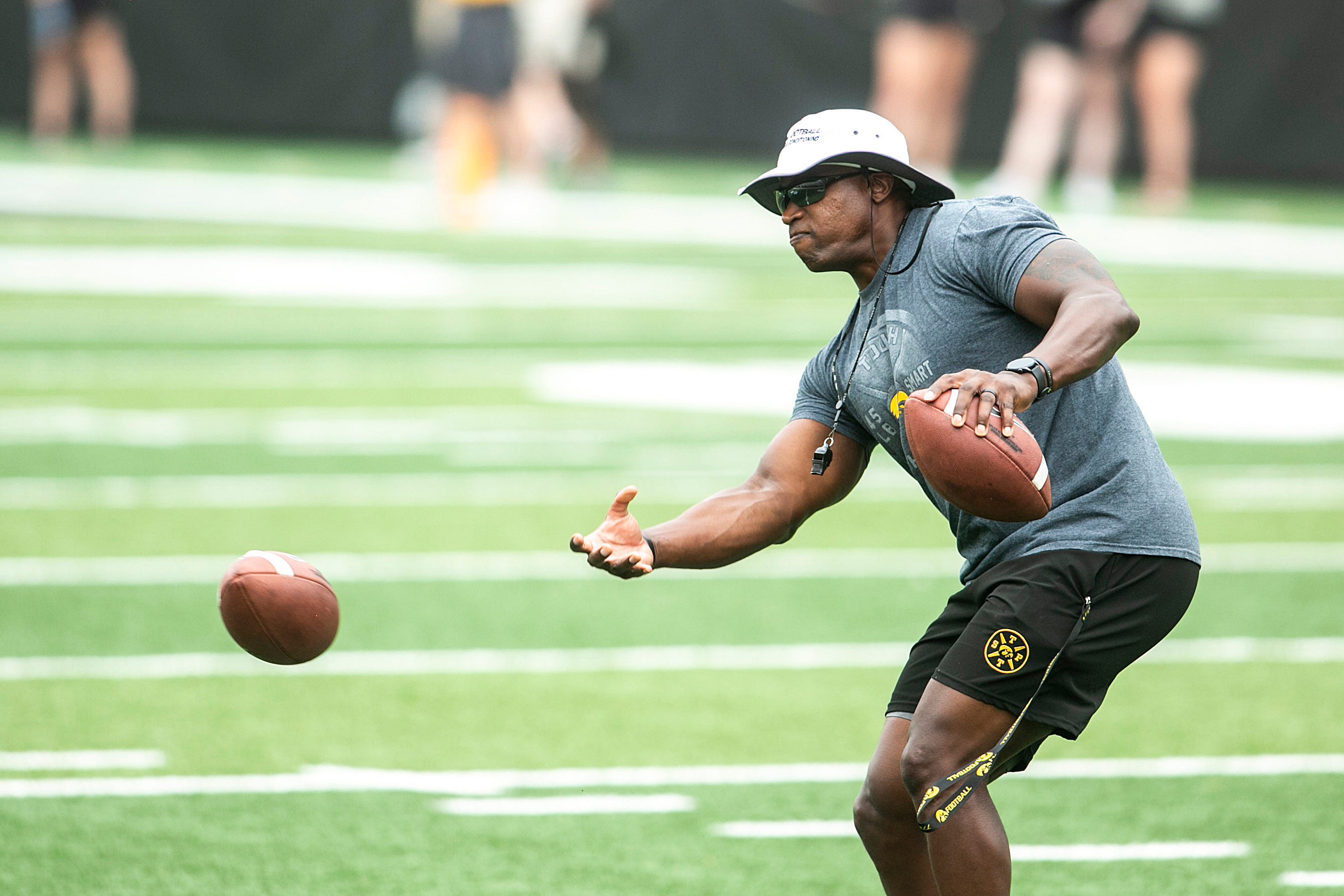 Iowa assistant Kelton Copeland gives honest admission on recruiting WRs