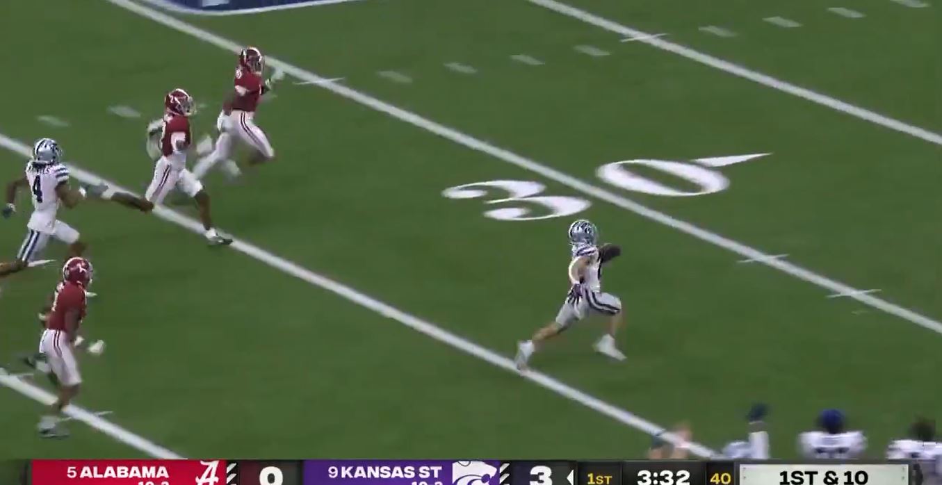 Deuce Vaughn extends Kansas State’s lead in Sugar Bowl vs. Alabama with