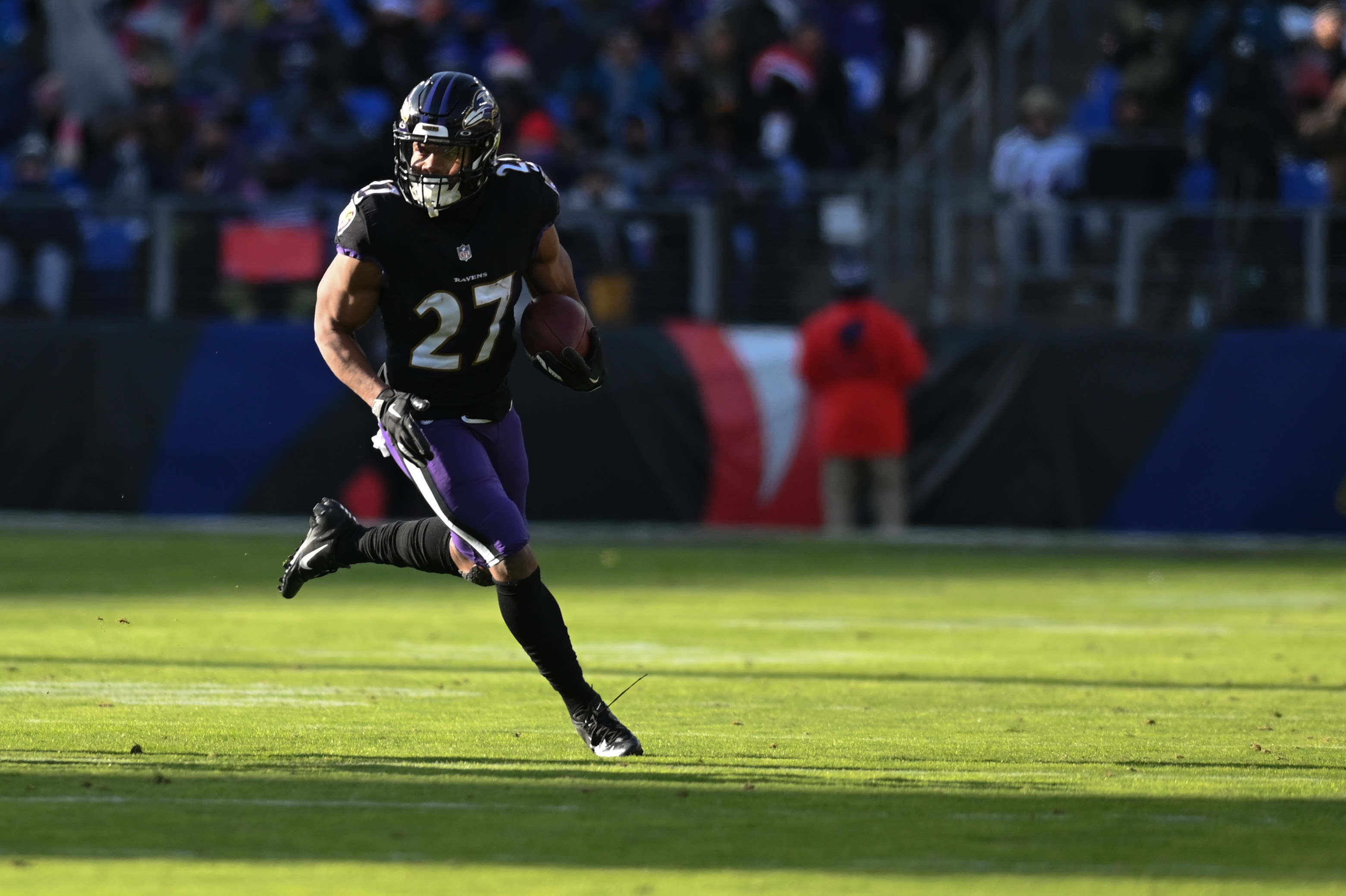 John Harbaugh reacts to JK Dobbins’ return to practice field