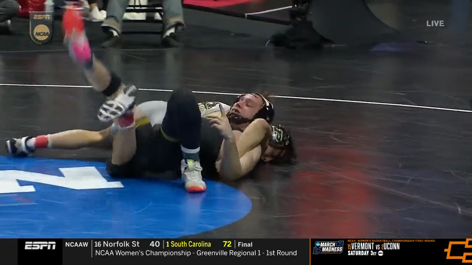 Spencer Lee stunned in NCAA Wrestling semifinals, pinned by Purdue's