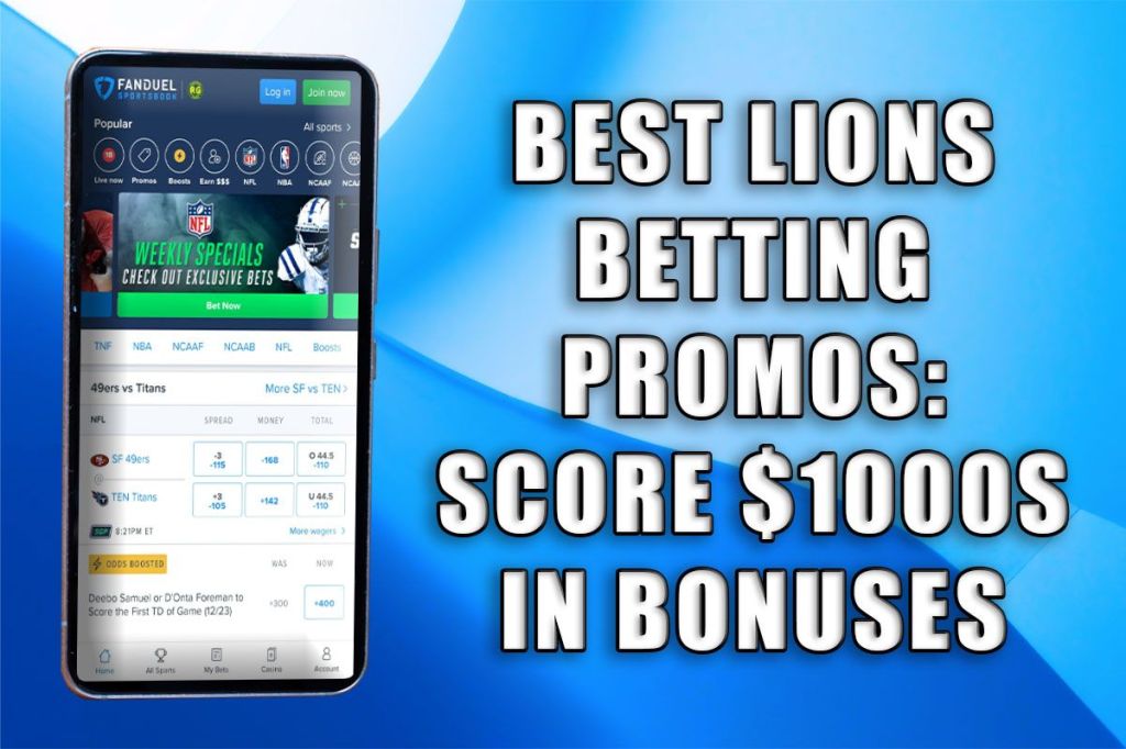 lions betting promos