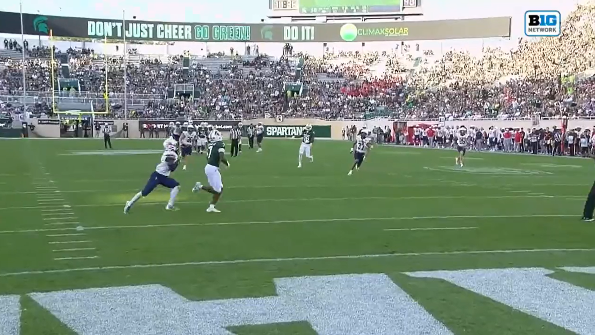 Antonio Gates Jr. hauls in TD on first career catch for MSU