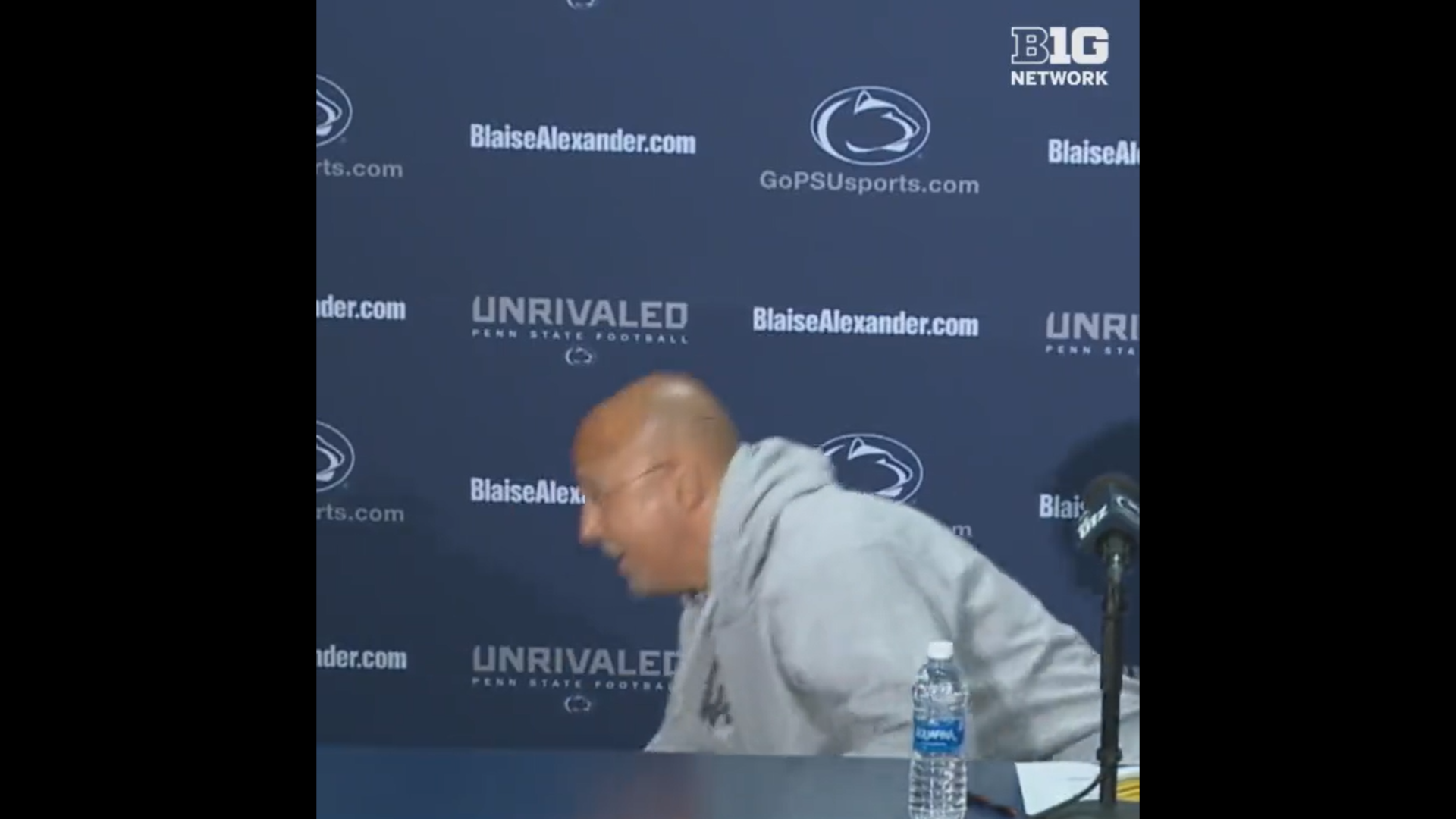 James Franklin does pushups during press conference over White Out factoid