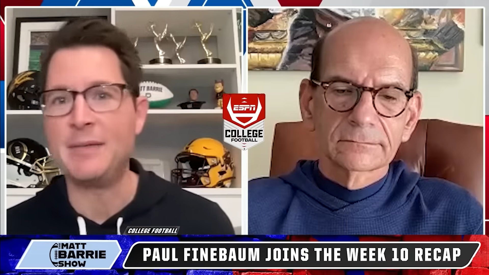 Paul Finebaum and Matt Barrie Propose a Scenario for Two Big Ten Teams