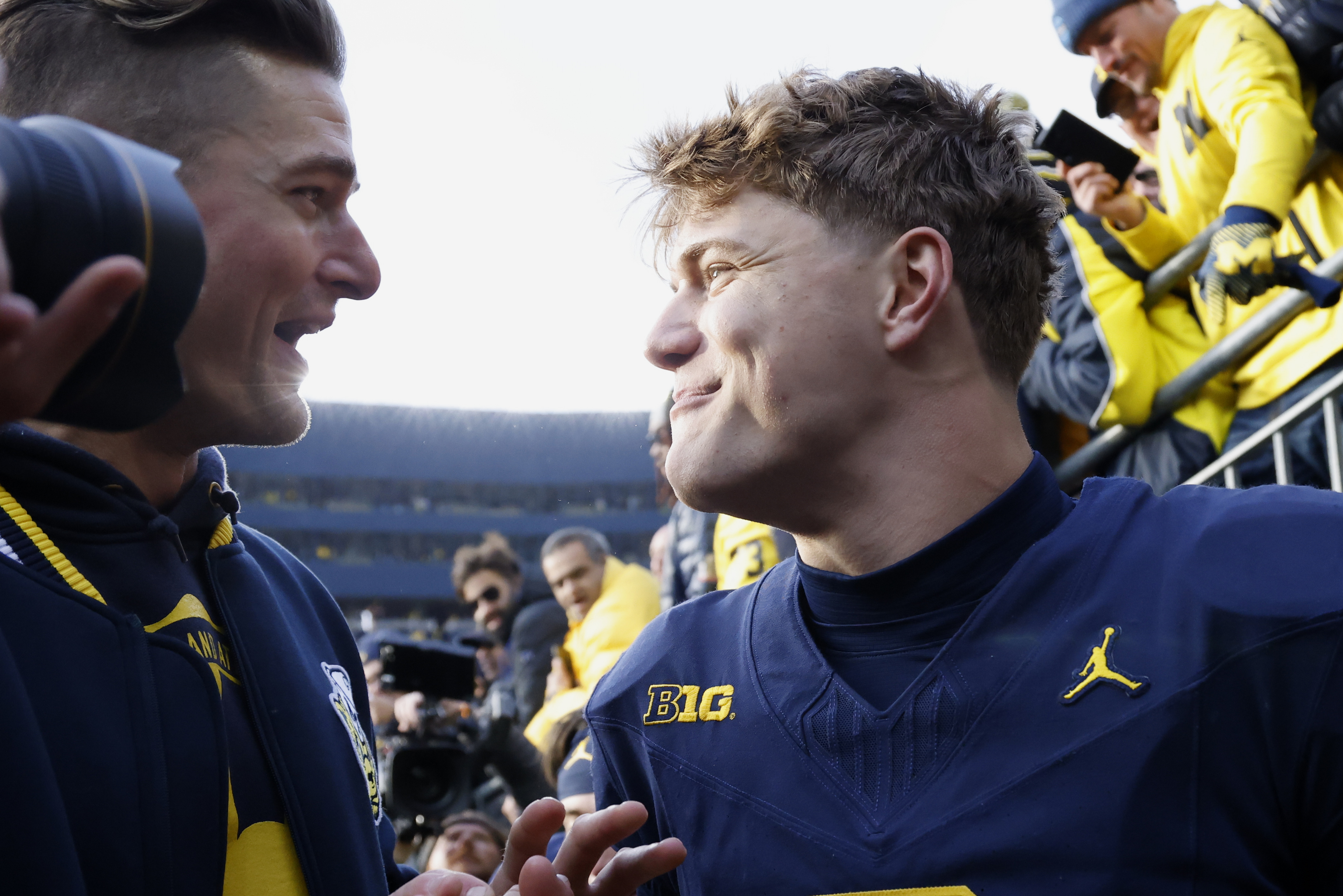 JJ McCarthy projected as top15 pick in ESPN's latest mock draft